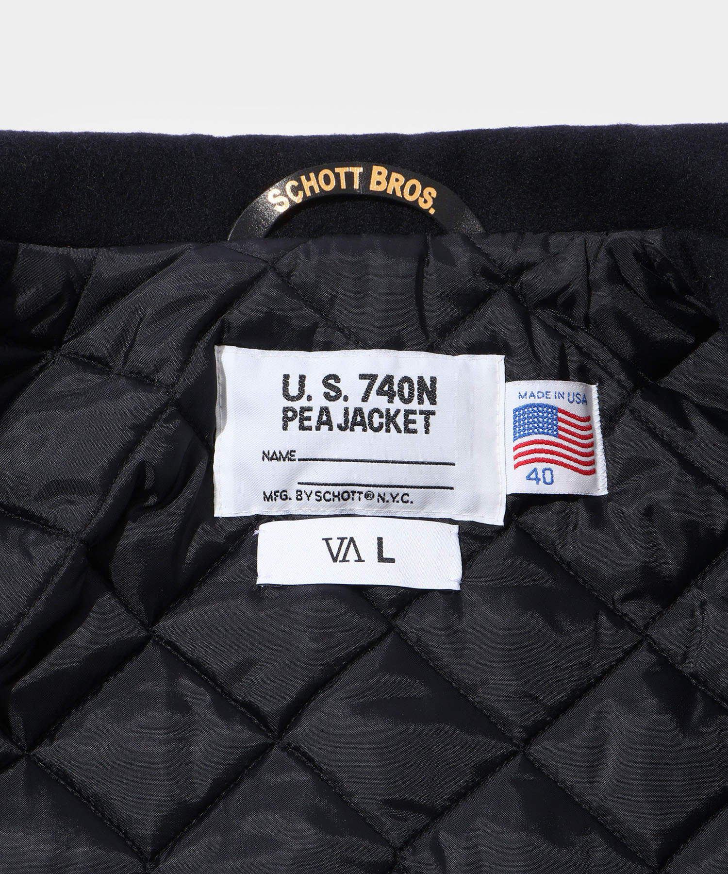 SCHOTT 740US Peacoat V.A. Custom