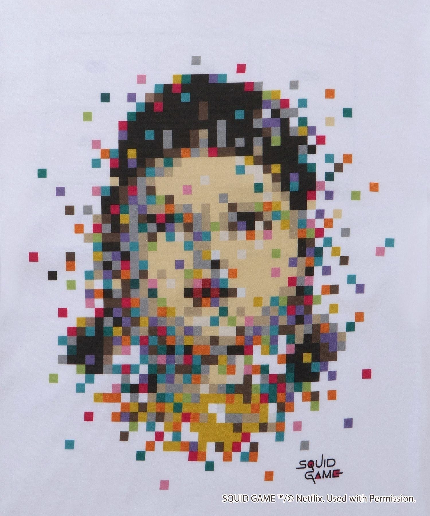 「イカゲーム」Pixel Graphic SS T-shirts (ヨンヒ)