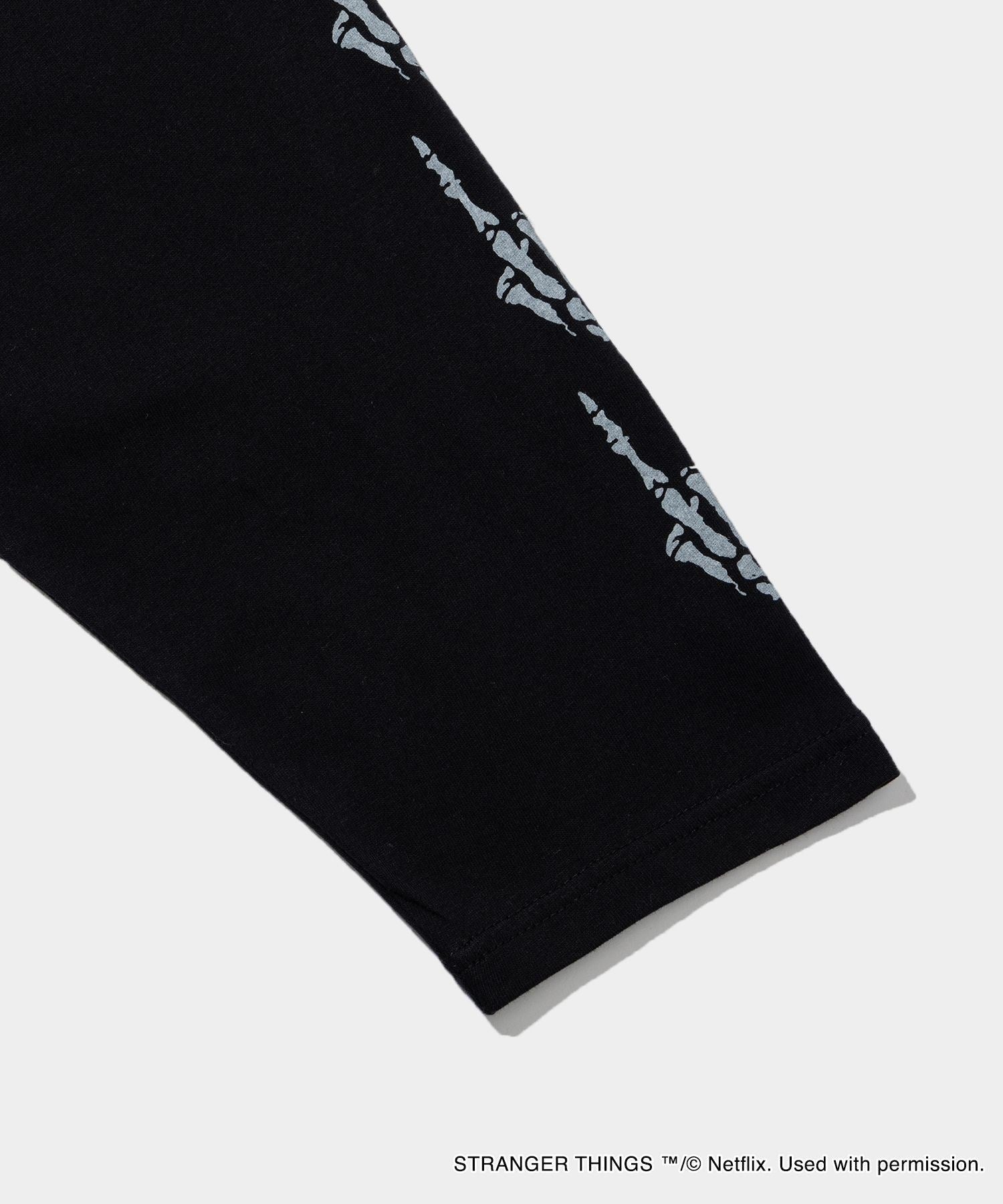 STRANGER THINGS HELLFIRE CLUB RAGLAN SLEEVE TEE