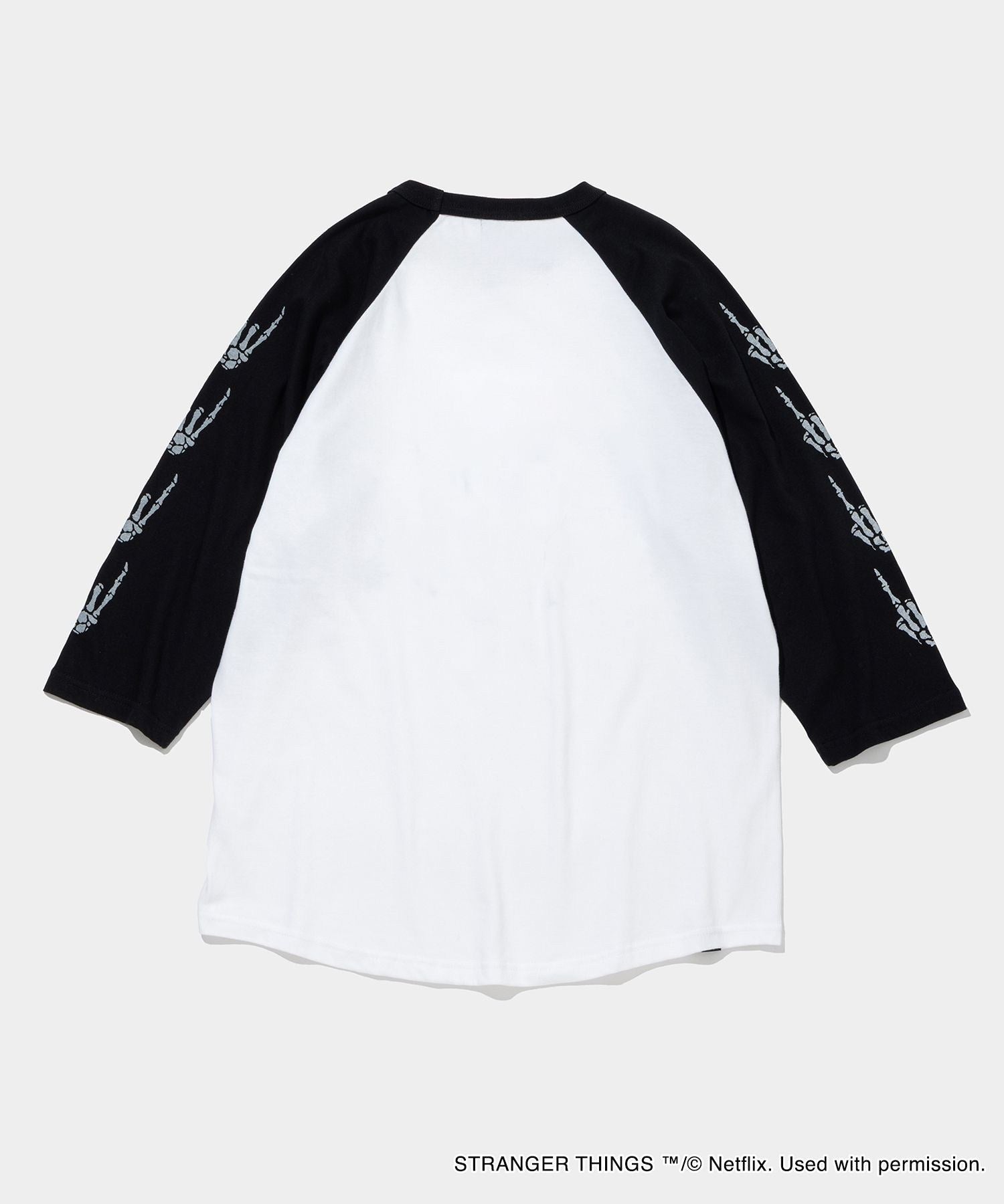 STRANGER THINGS HELLFIRE CLUB RAGLAN SLEEVE TEE