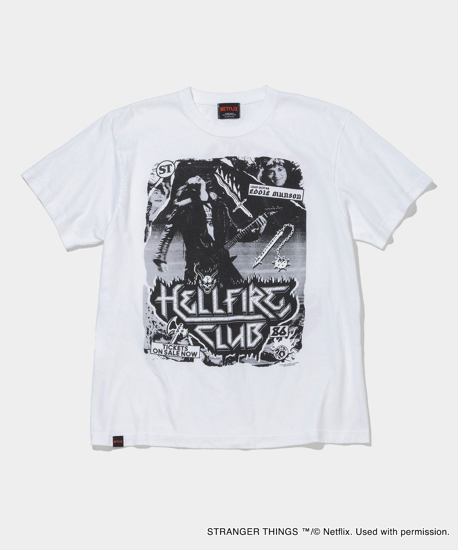 STRANGER THINGS EDDIE MUNSON S/S TEE