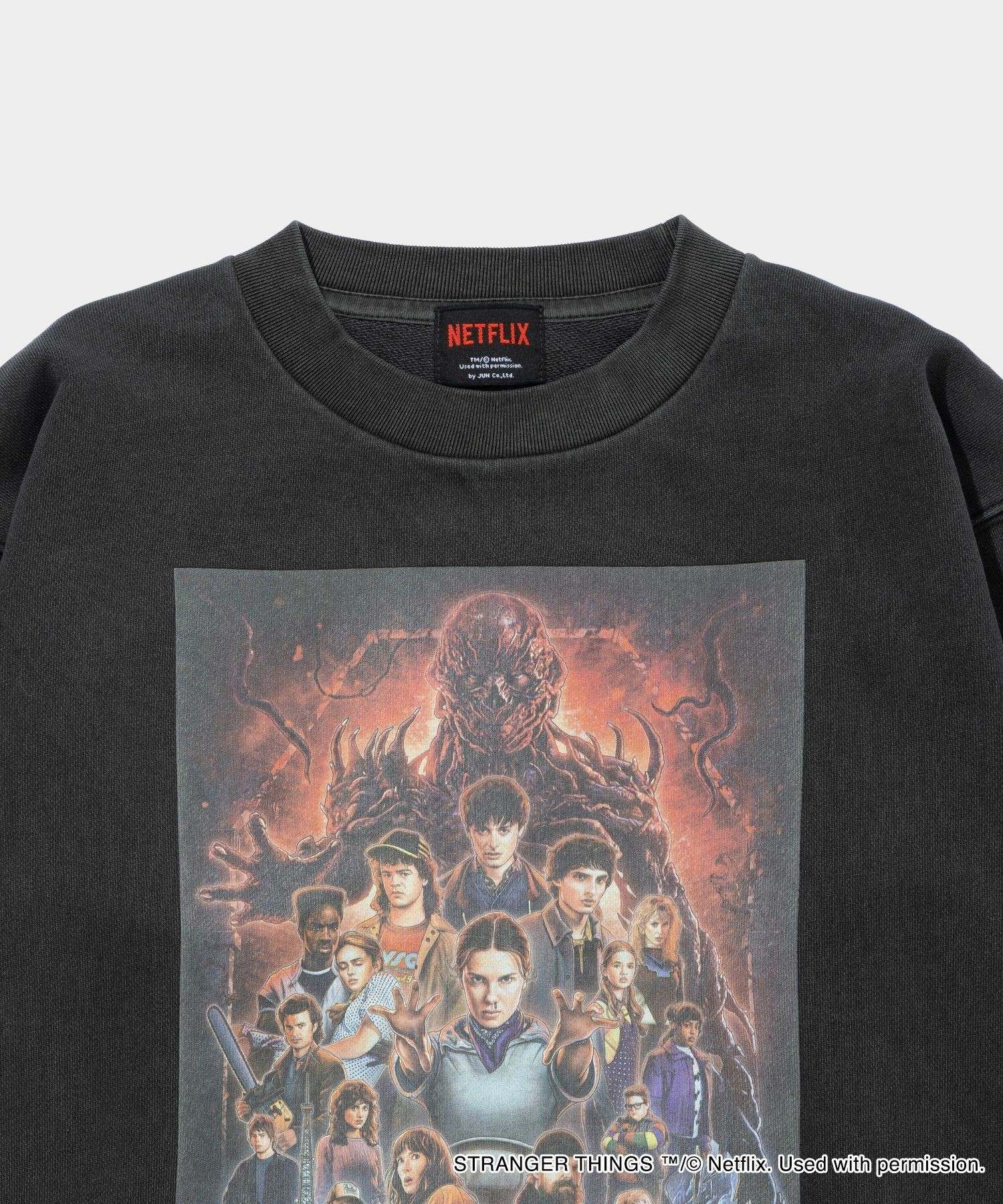 Pigment Stranger Things S5 Crewneck Sweat