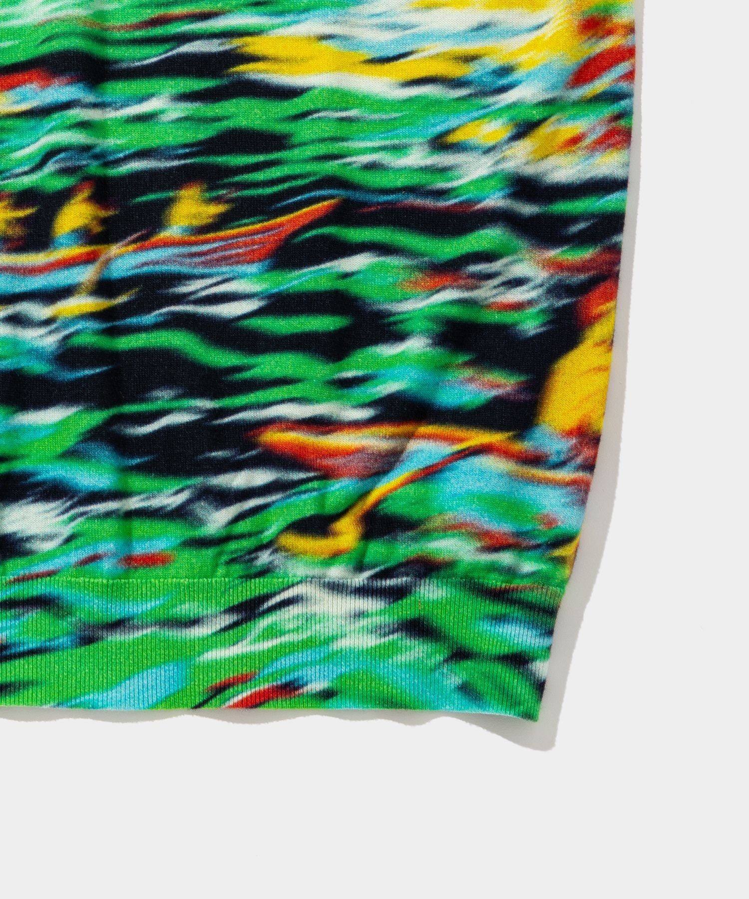 Blurred Cotton H/S Knit PO (palm tree)