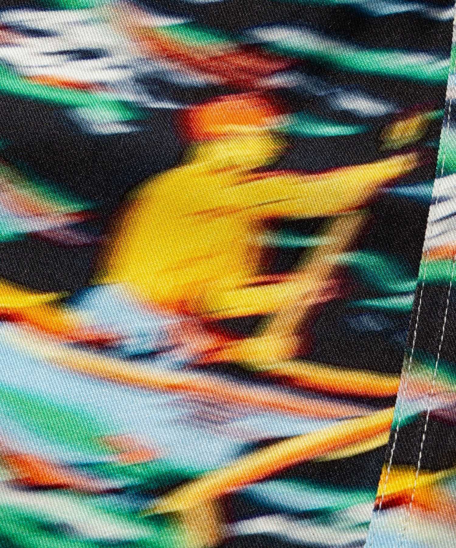 Blurred Rayon Half Pants (palm tree)