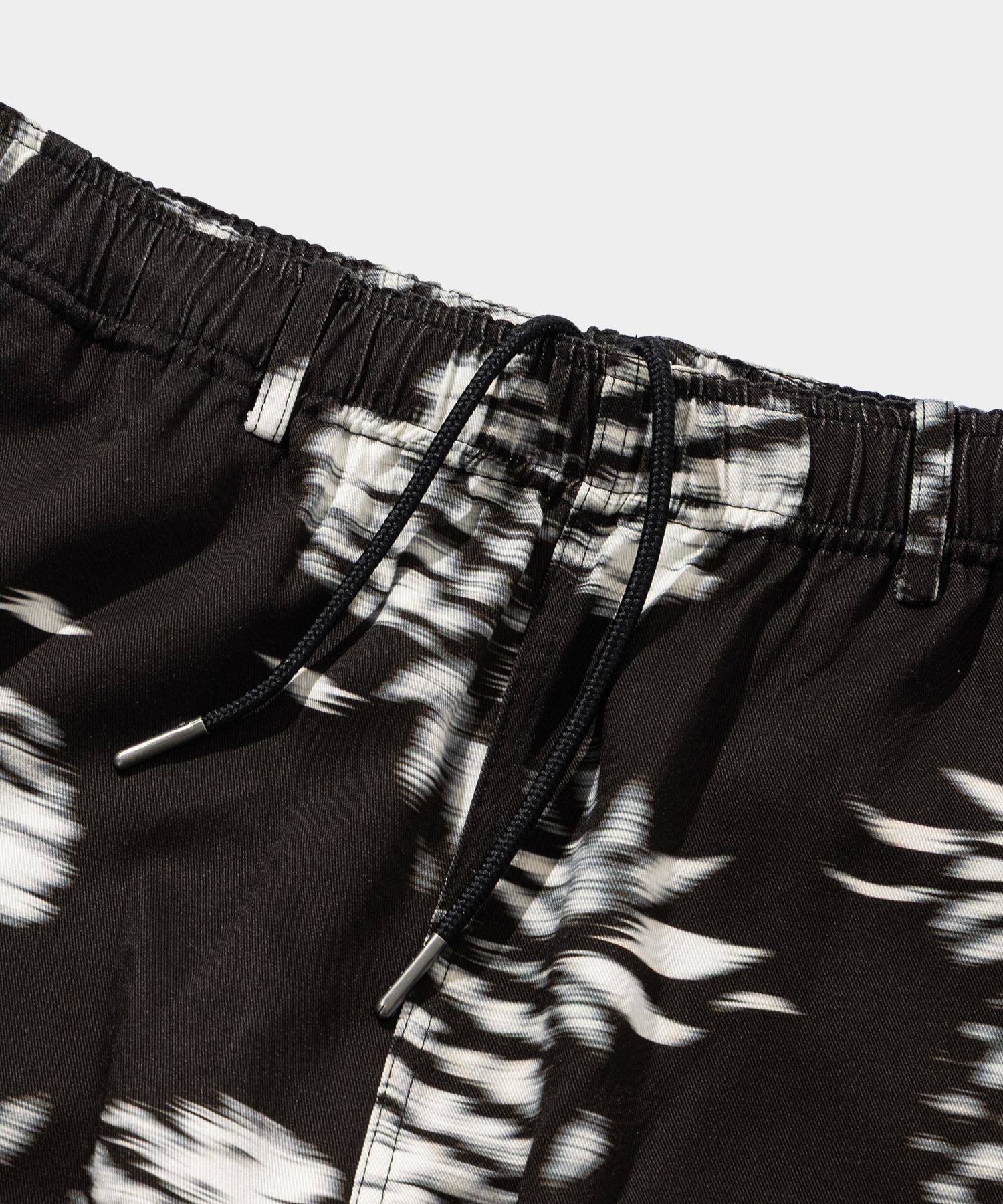Blurred Rayon Half Pants (pineapple)