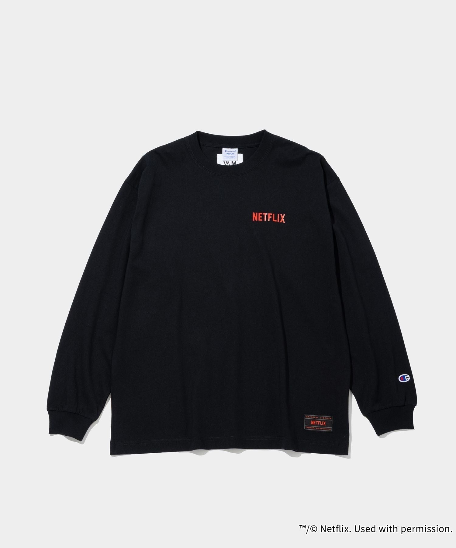 Champion L/S Tee - 014 Netflix