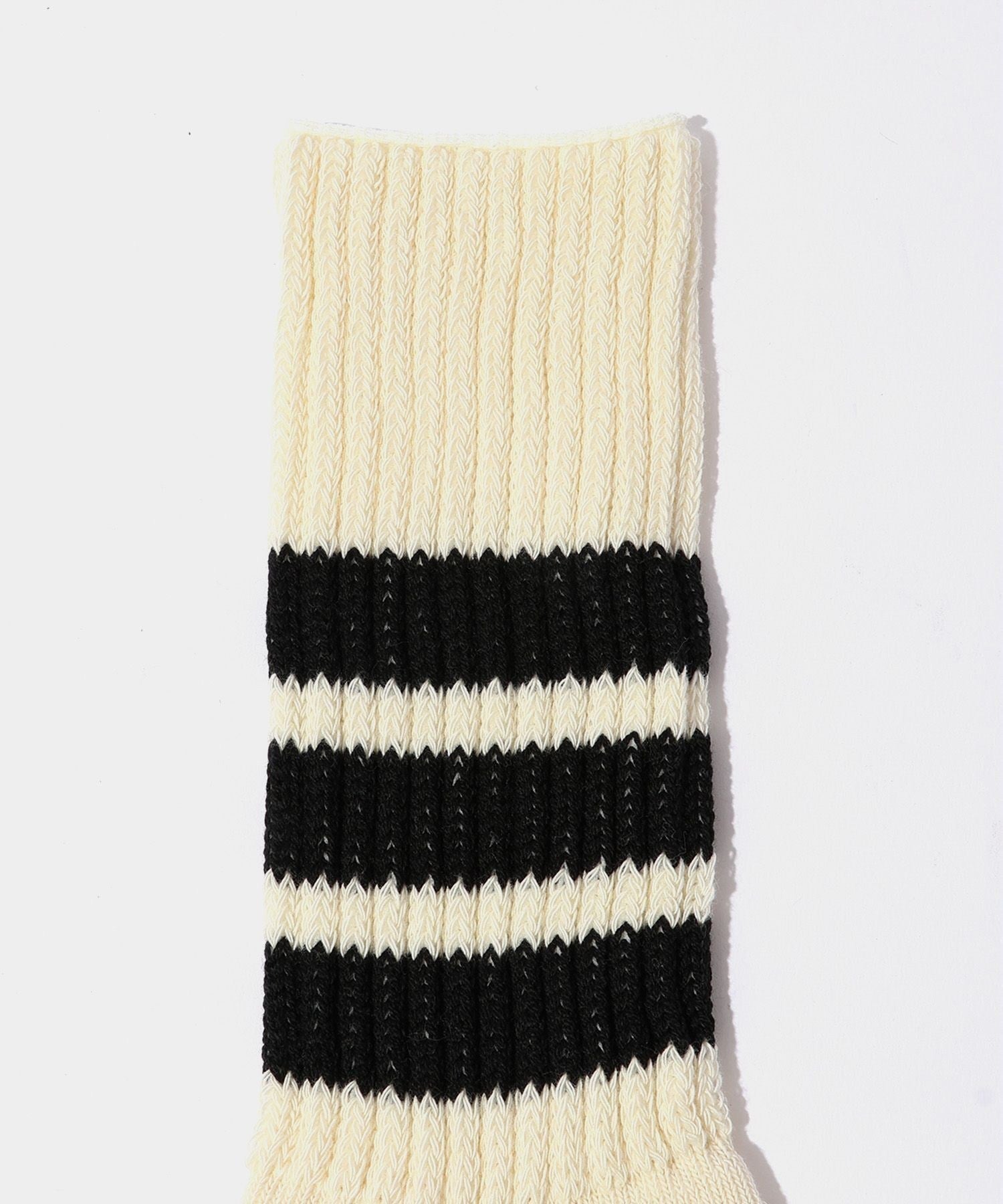 ROTOTO Coarse Ribbed Oidschool Crew Socks