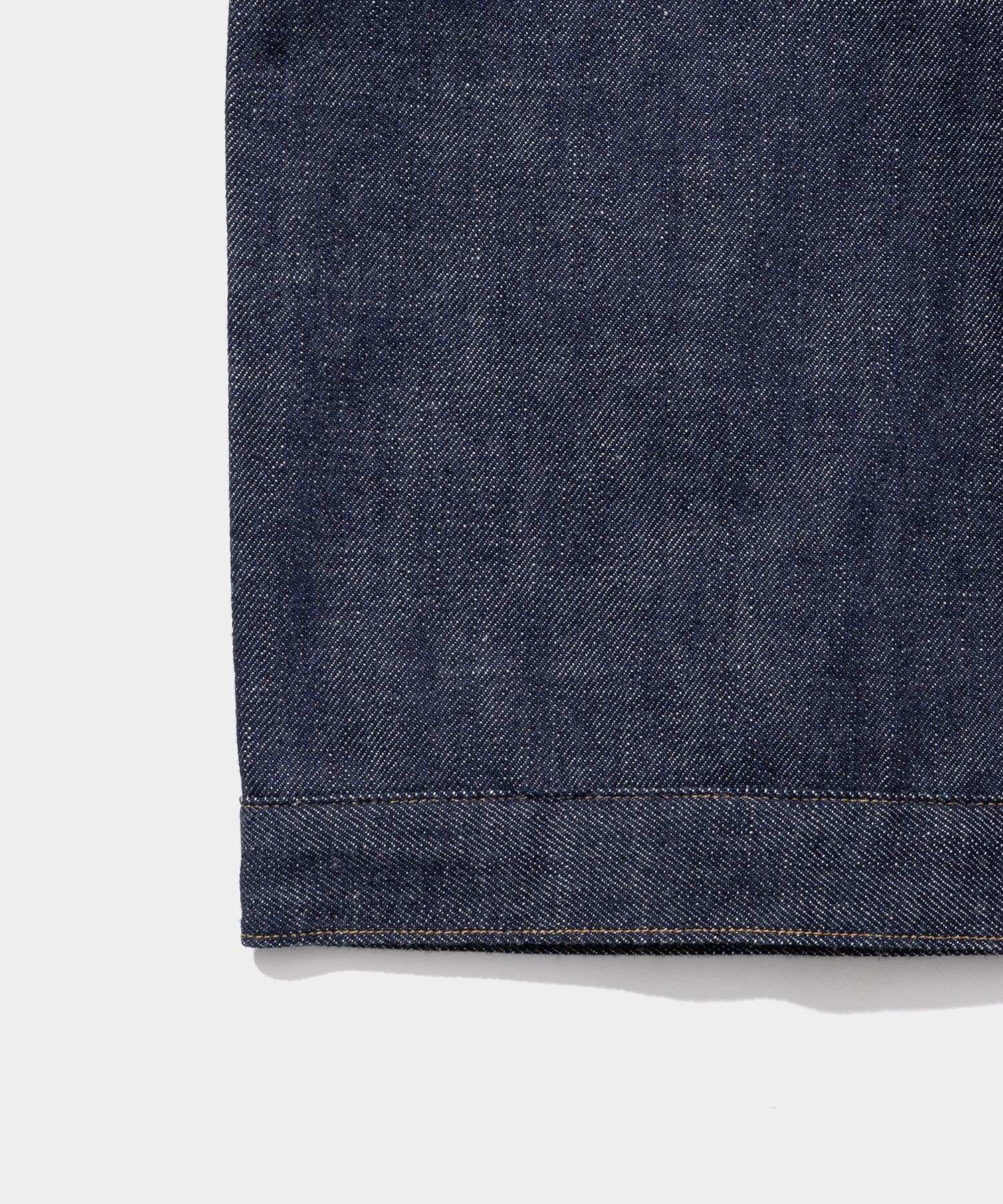 DENIM COPPER RIVETED BLOUSES, PLEATED FRONT 100 (SPRIT BACK)