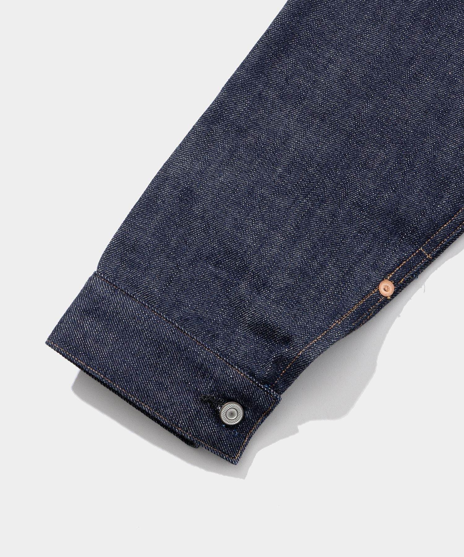 DENIM COPPER RIVETED BLOUSES, PLEATED FRONT 100 (SPRIT BACK)