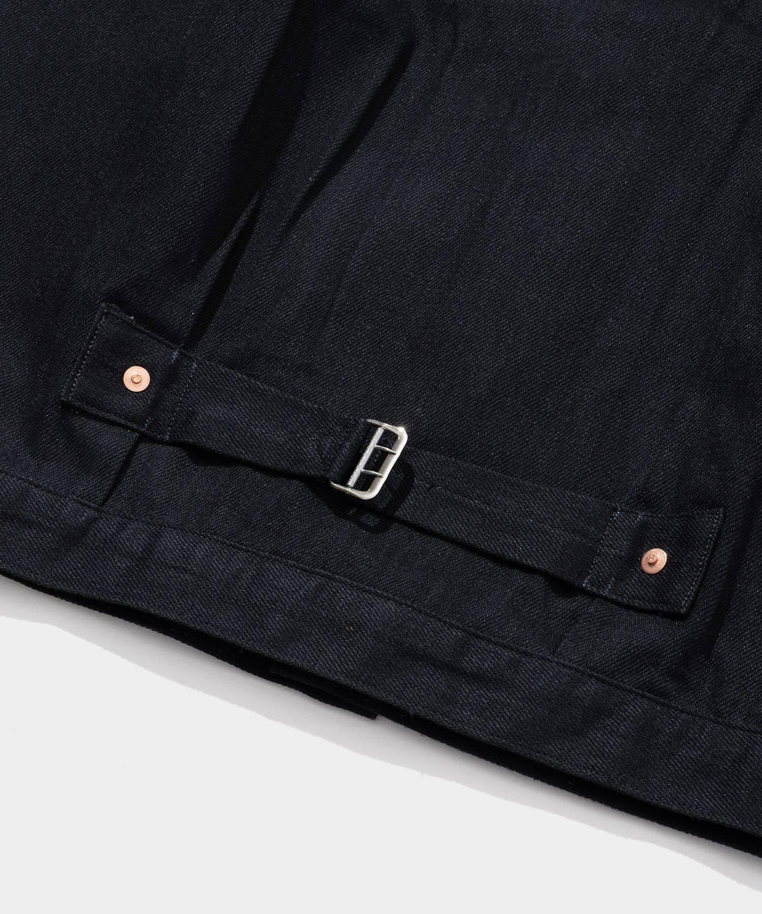 DENIM COPPER RIVETED BLOUSES, PLEATED FRONT 100