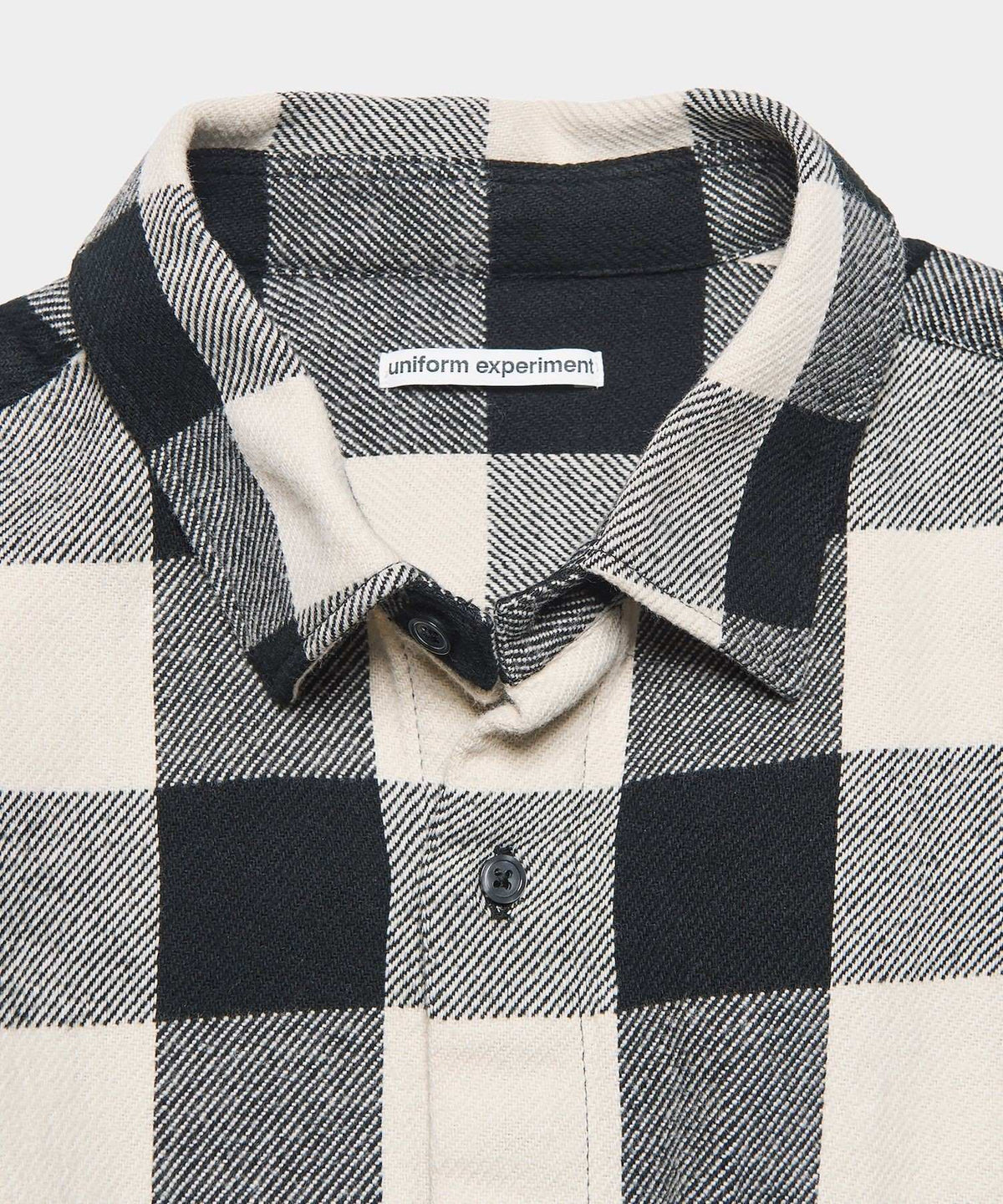 LINE FLANNEL CHECK DRAWCORD SHIRT