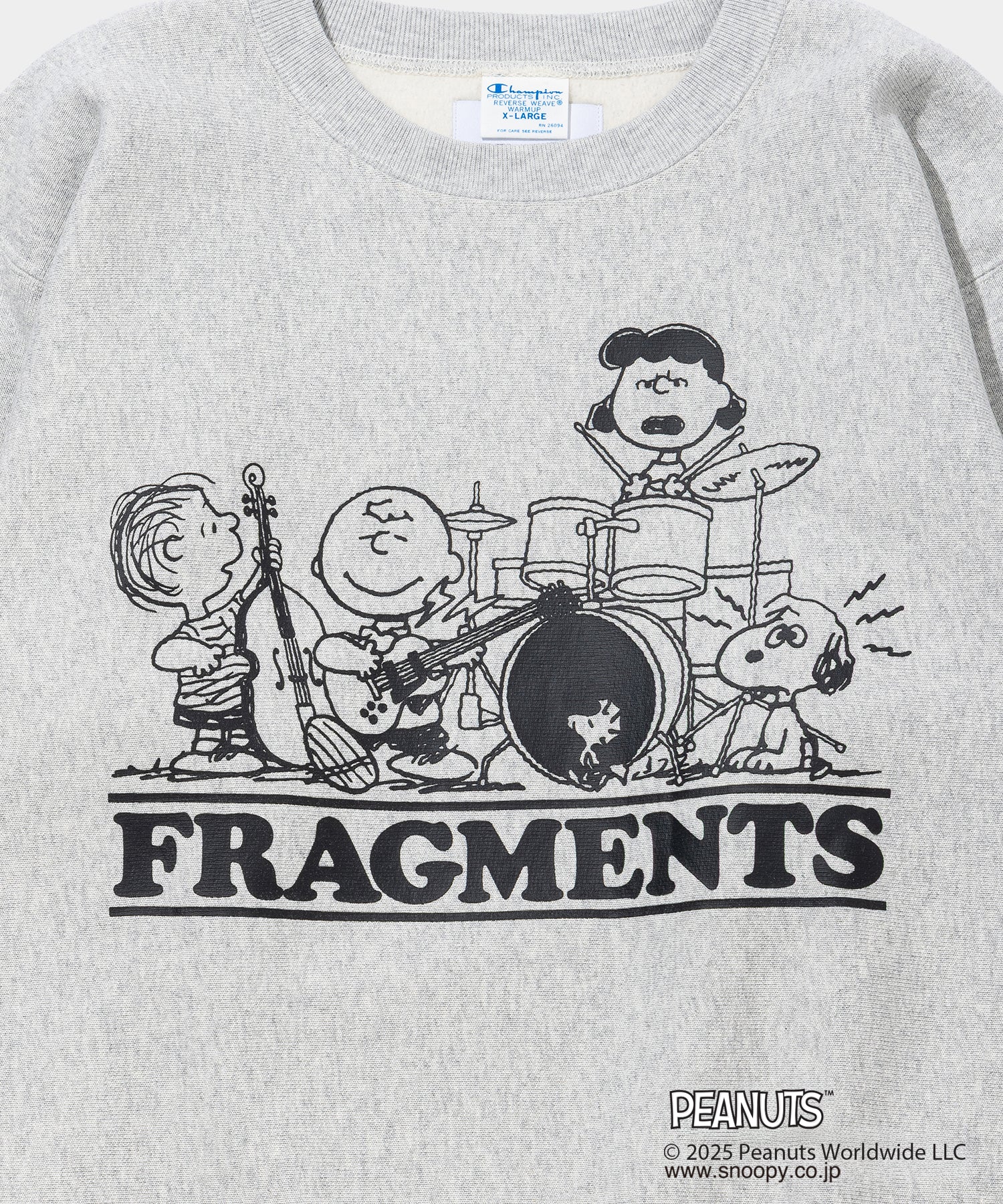 Champion C/N Sweat - 011A PEANUTS FRAGMENTS