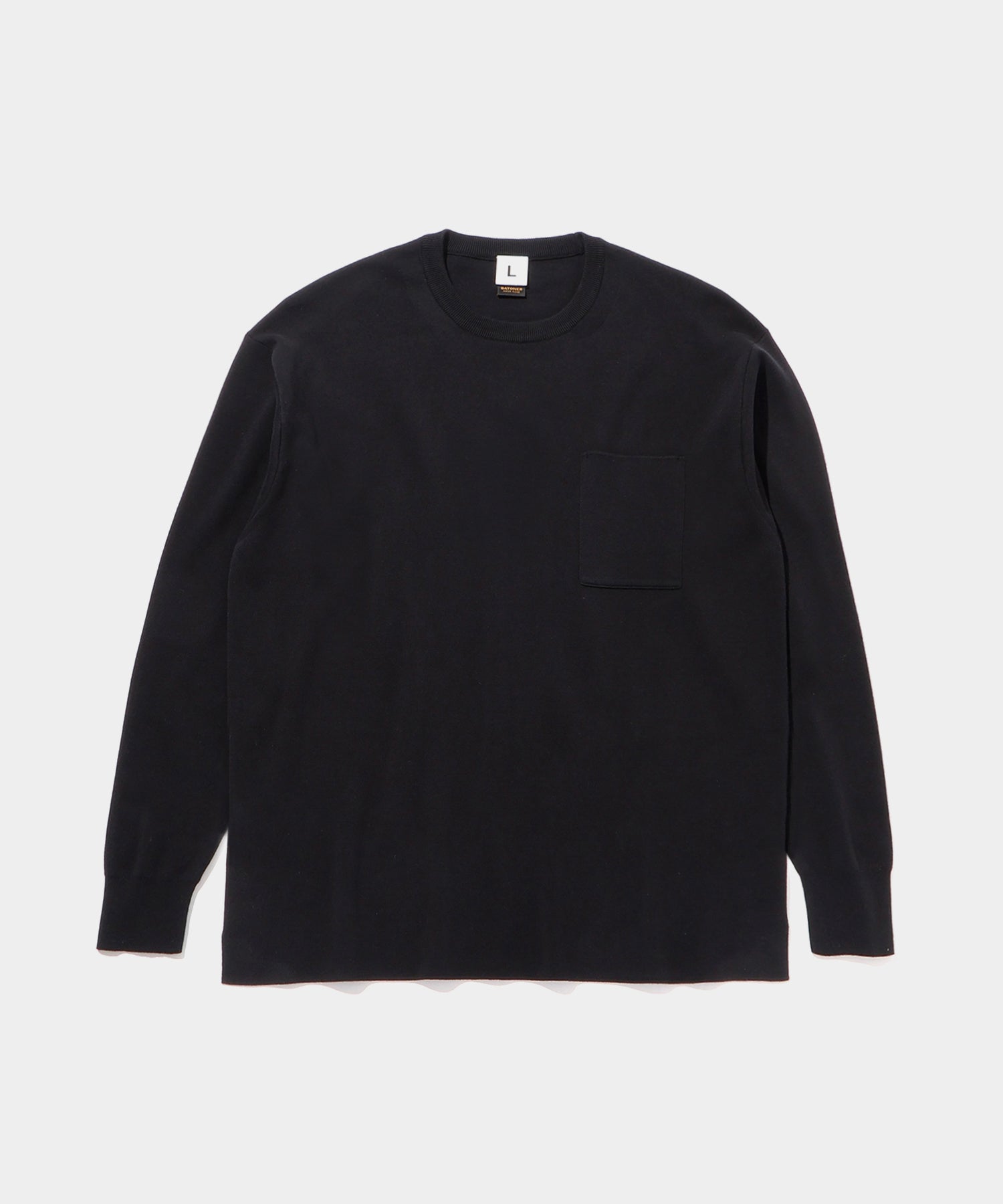 BATONER コットンニット BATONER Cotton Knit Pocket L/S Tee – V.A. TOKYO ONLINE STORE