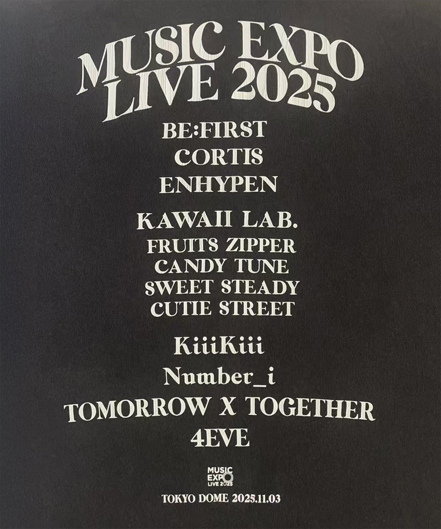MUSIC EXPO LIVE 2025 Tee
