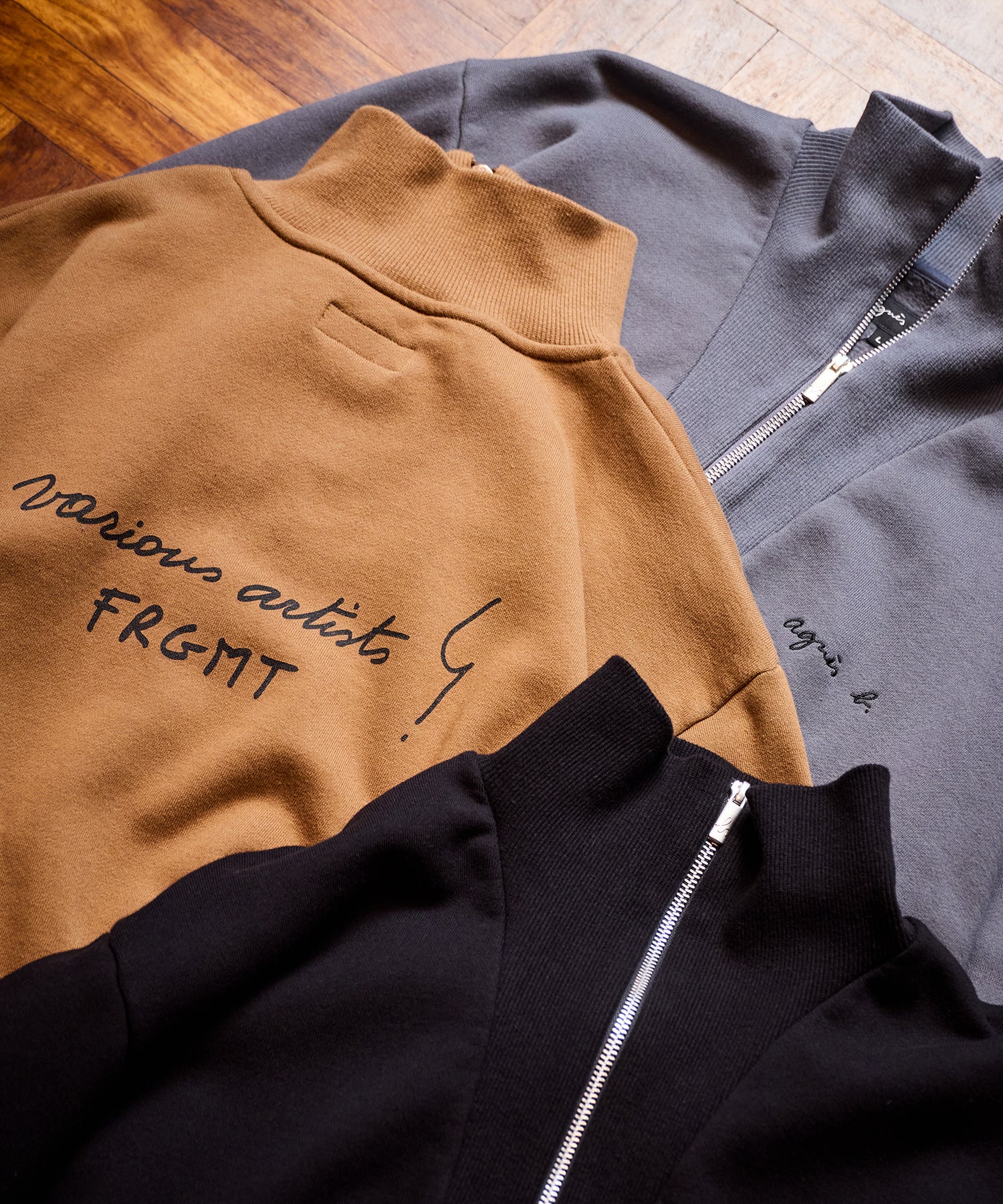 agnes b. SWEAT ZIP – V.A. TOKYO ONLINE STORE