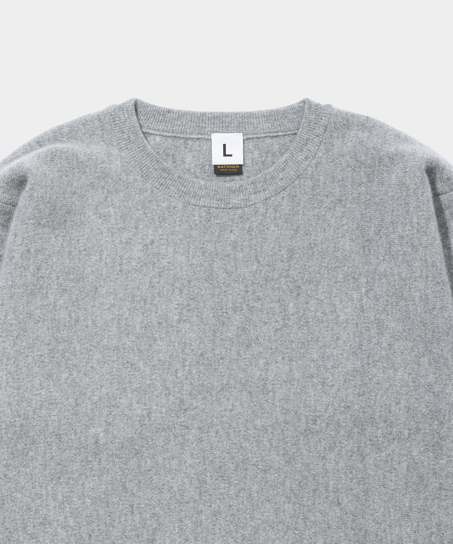BATONER Cashmere tumbler Sweat Knit – V.A. TOKYO ONLINE STORE