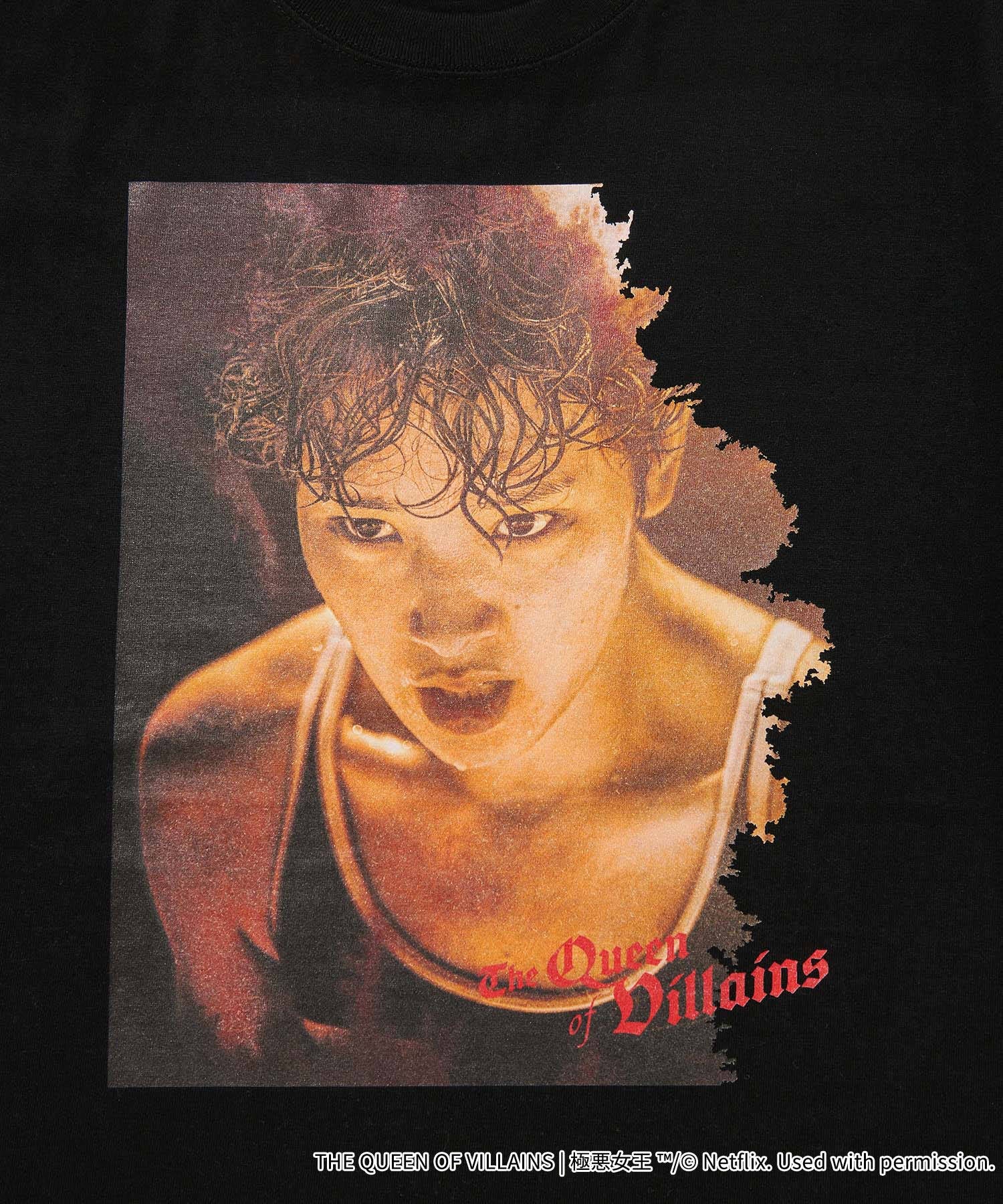 「極悪女王」Photo SS T-shirt (ライオネス飛鳥)