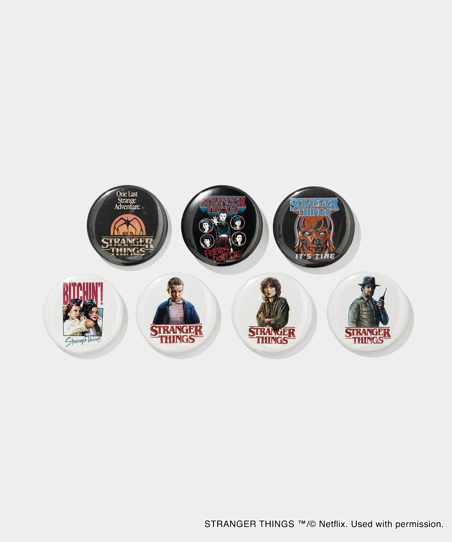Stranger Things Can Badge 38mm
