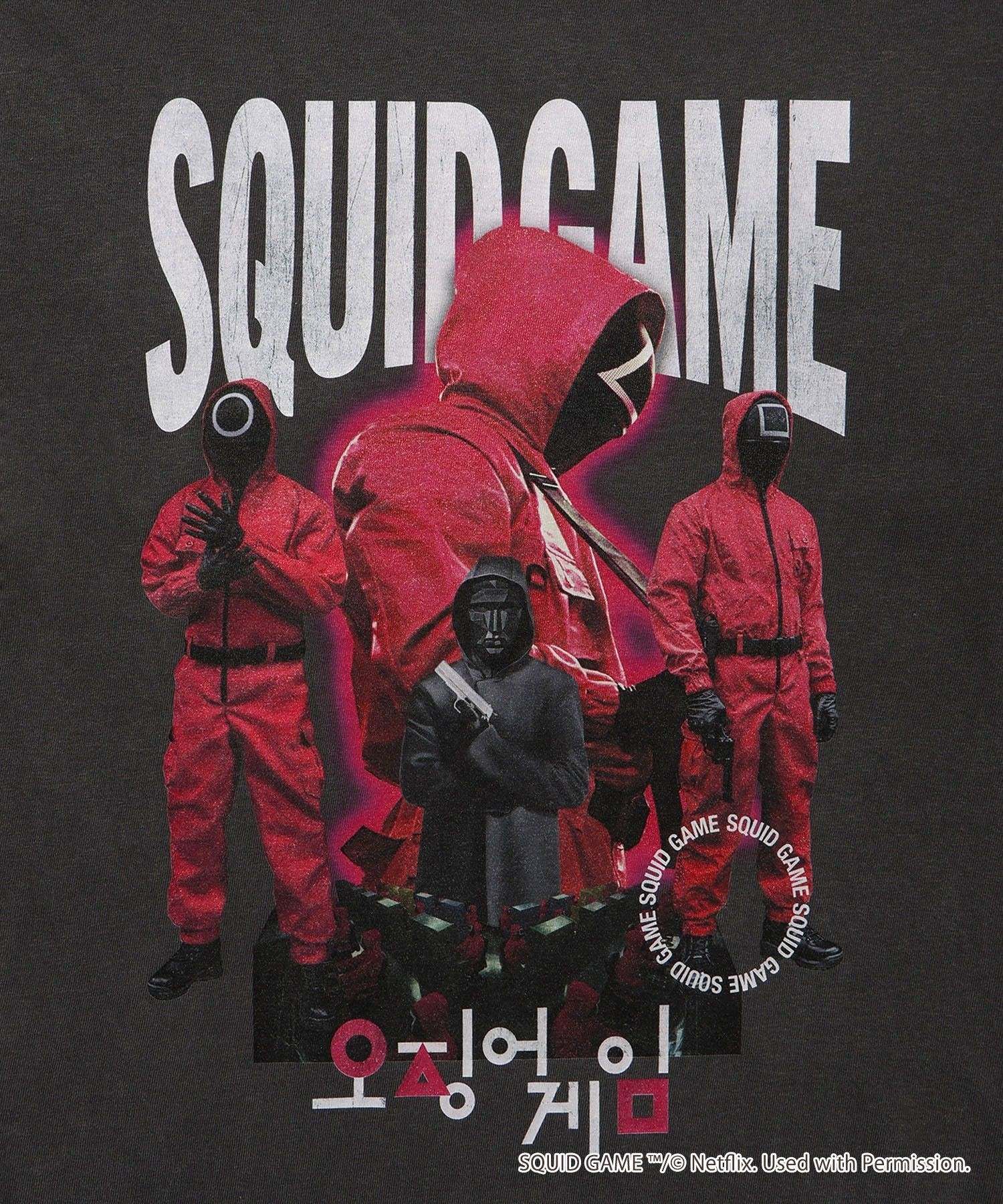「イカゲーム」Original Graphic SS T-Shirt (マスクドソルジャー)