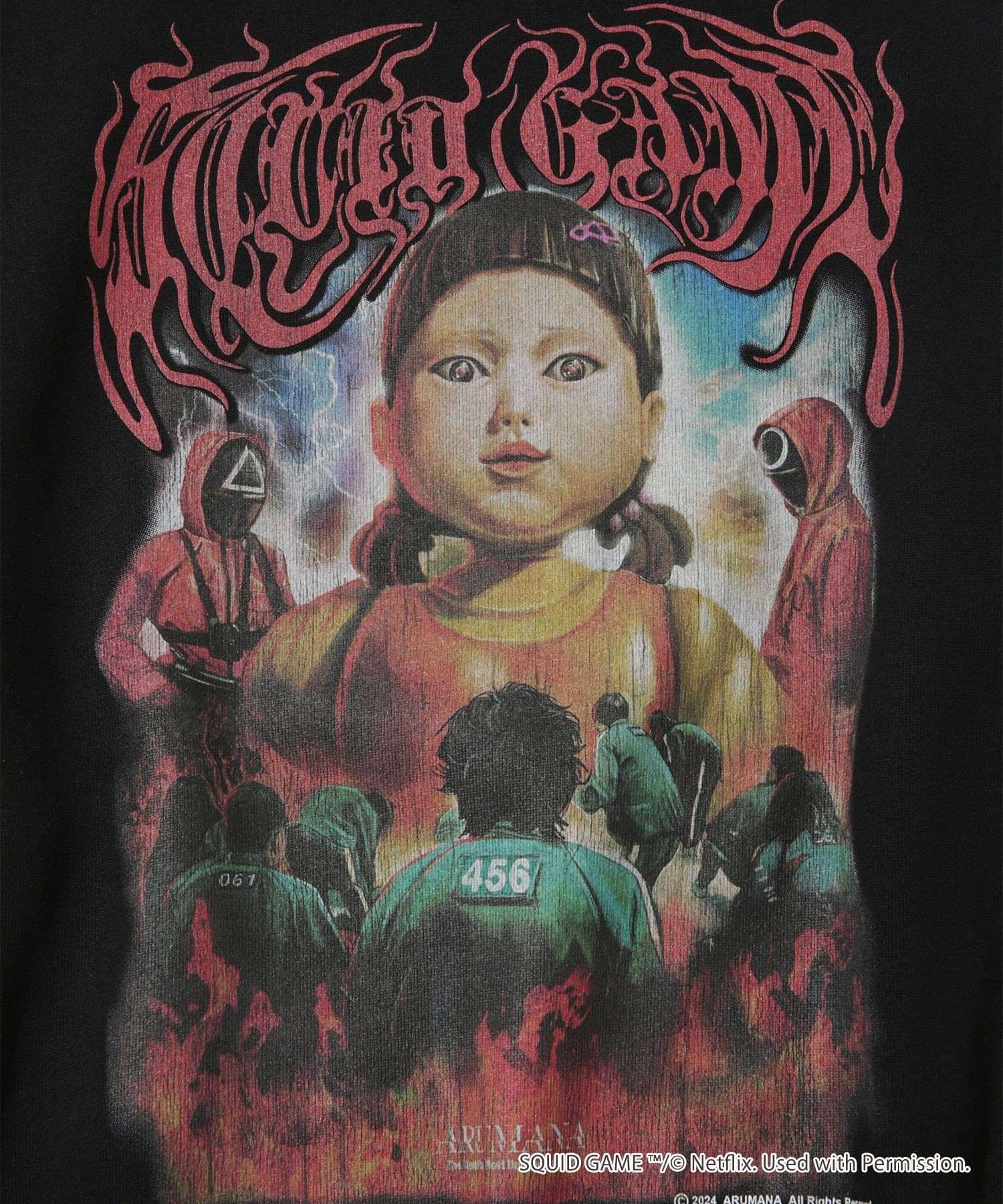 「イカゲーム」Original Graphic Sweat Crew (ヨンヒ)