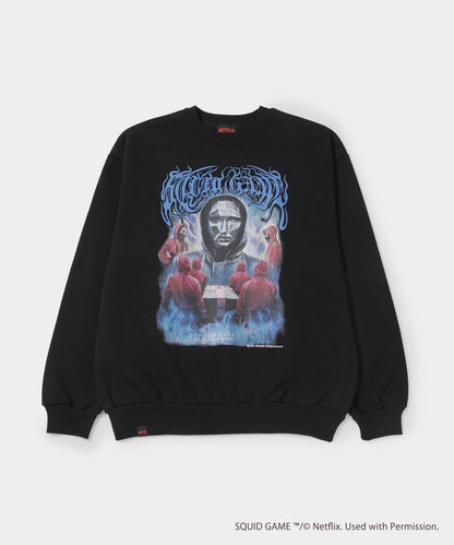 「イカゲーム」Original Graphic Sweat Crew (フロントマン)