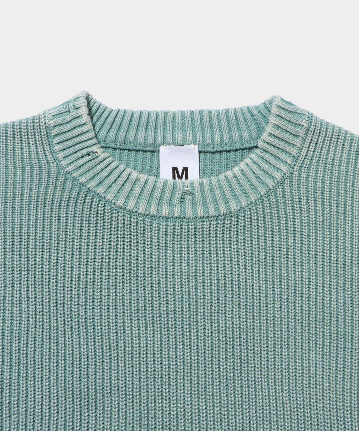 Fade Color Crew Knit