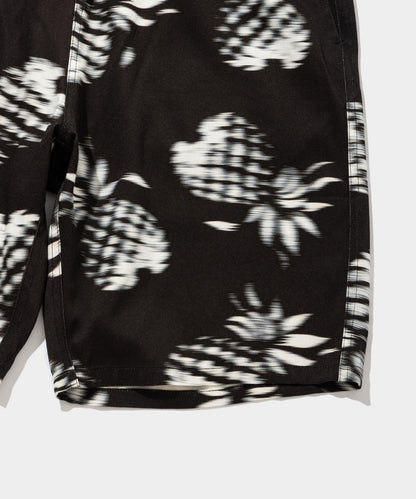 Blurred Rayon Half Pants (pineapple)