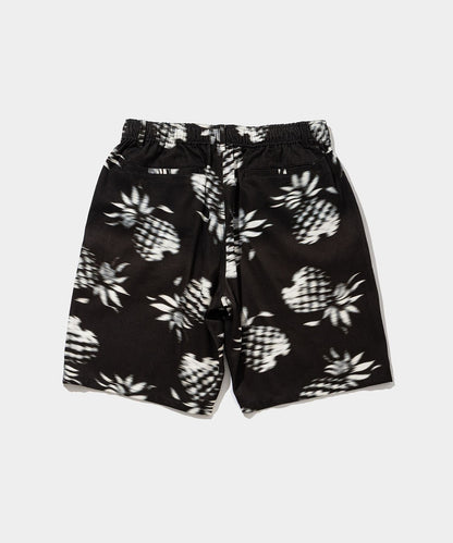 Blurred Rayon Half Pants (pineapple)