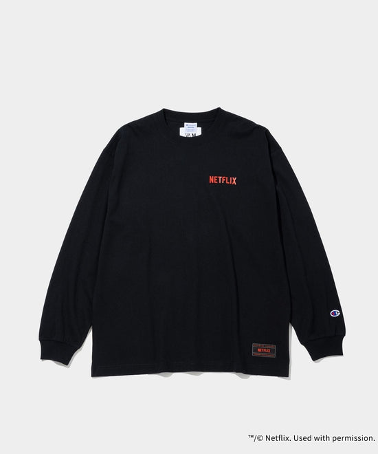 Champion L/S Tee - 014 Netflix- V.A. ONLINE STORE