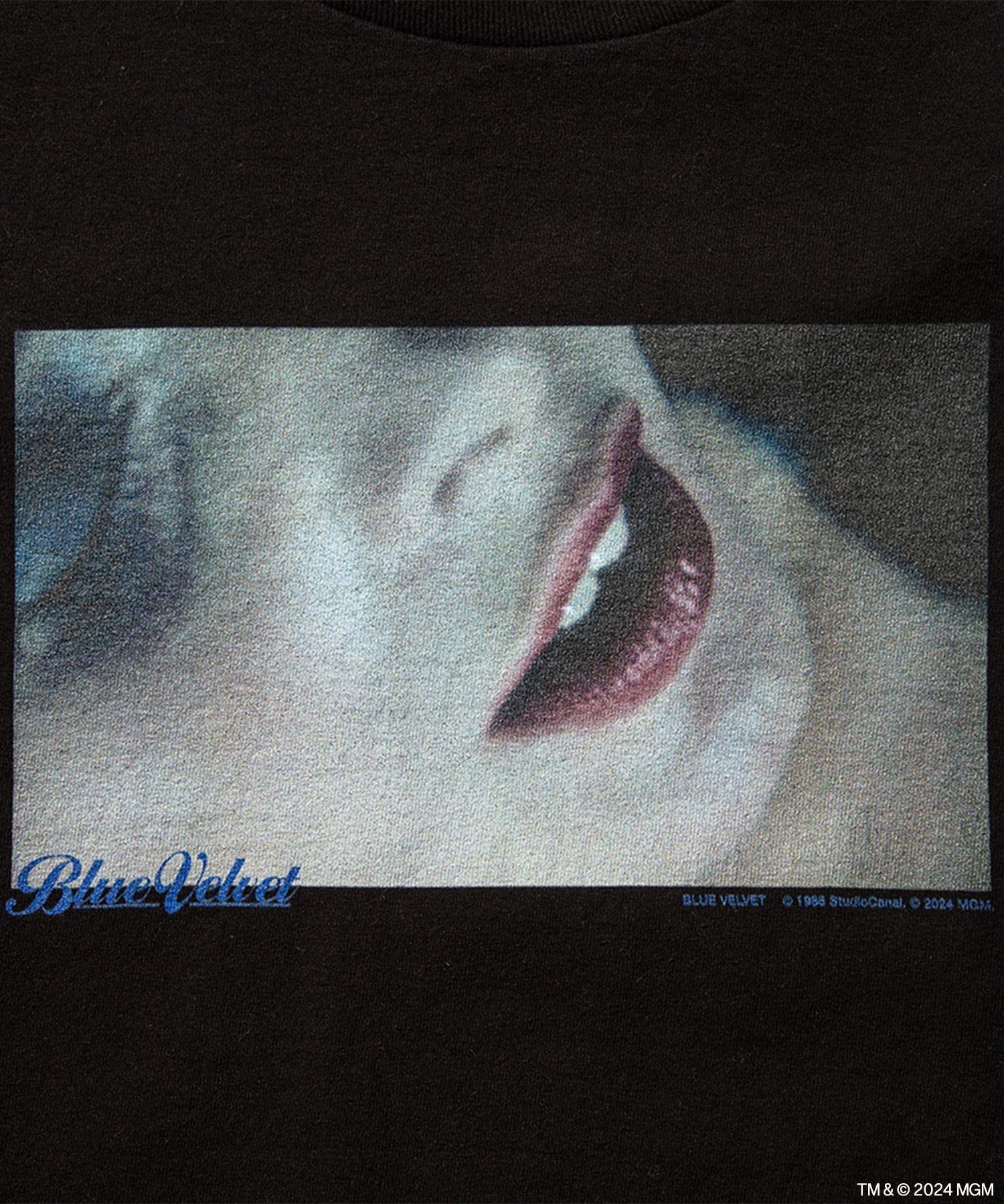 Blue Velvet weber  long-sleeve Tee- V.A. ONLINE STORE