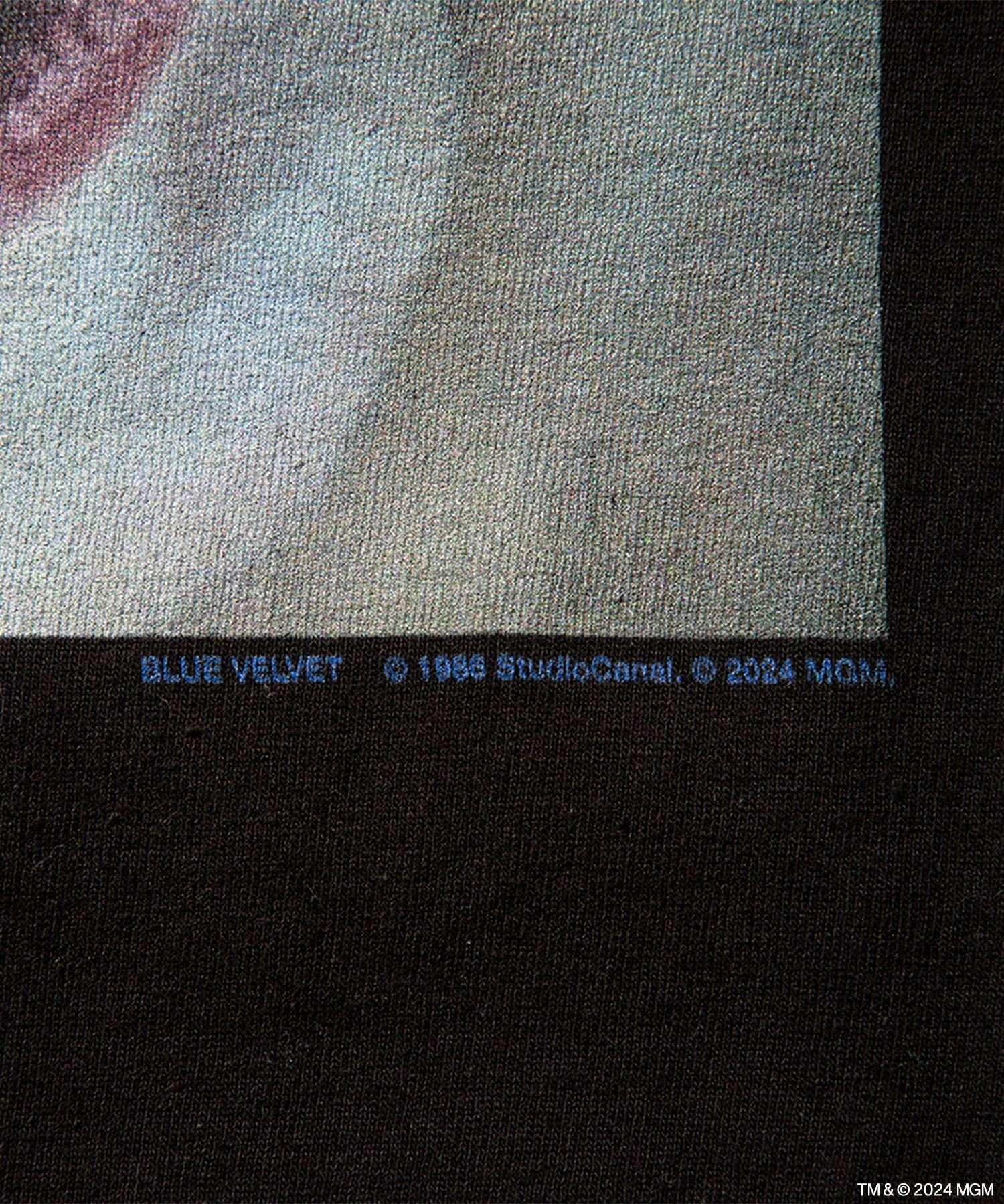 Blue Velvet weber  long-sleeve Tee- V.A. ONLINE STORE