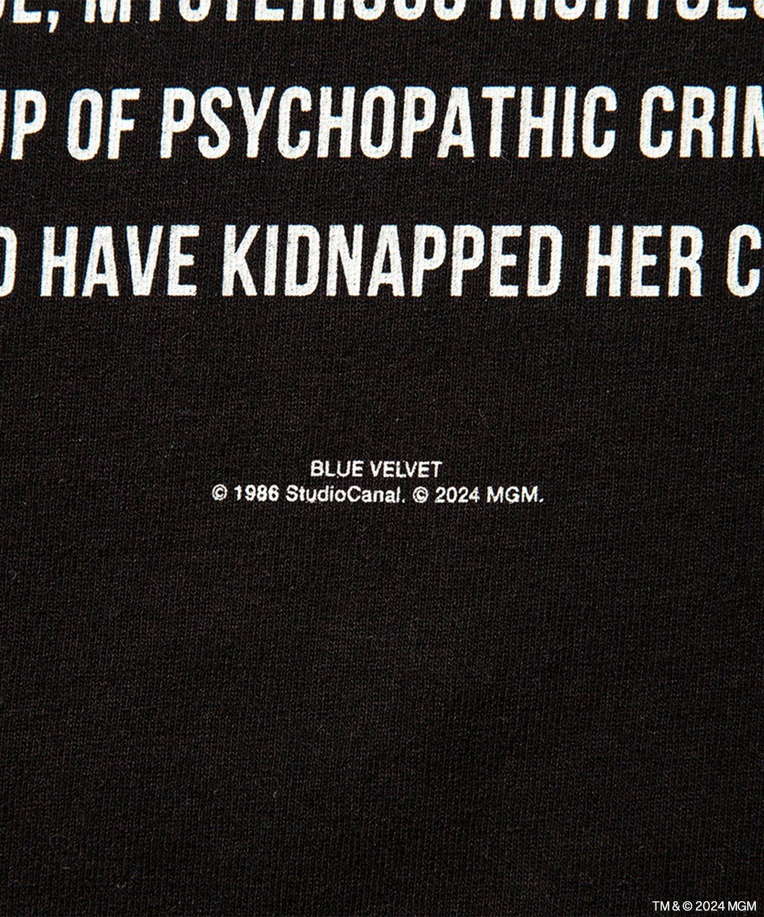 Blue Velvet weber  long-sleeve Tee- V.A. ONLINE STORE