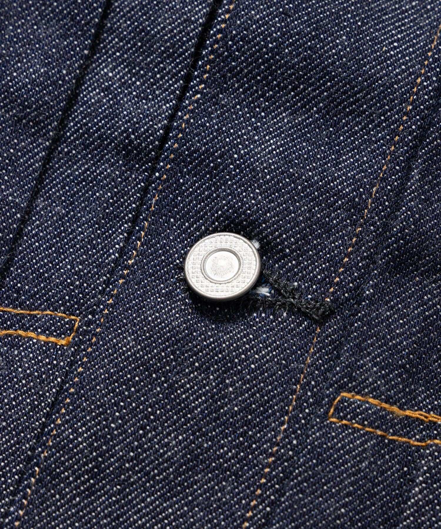 DENIM COPPER RIVETED BLOUSES, PLEATED FRONT 100 – V.A. TOKYO