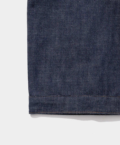 DENIM COPPER RIVETED BLOUSES, PLEATED FRONT 100 (SPRIT BACK)
