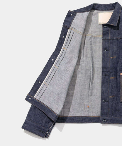 DENIM COPPER RIVETED BLOUSES, PLEATED FRONT 100 (SPRIT BACK)