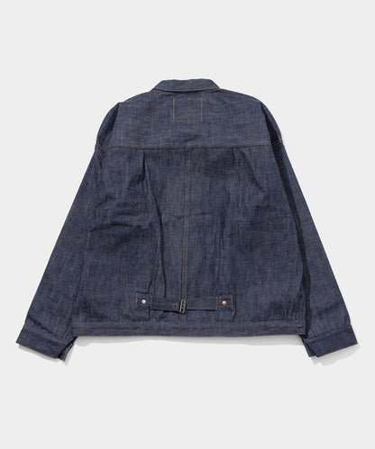 DENIM COPPER RIVETED BLOUSES, PLEATED FRONT 100 (SPRIT BACK)