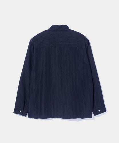 Pin-stripe Double Button Shirt