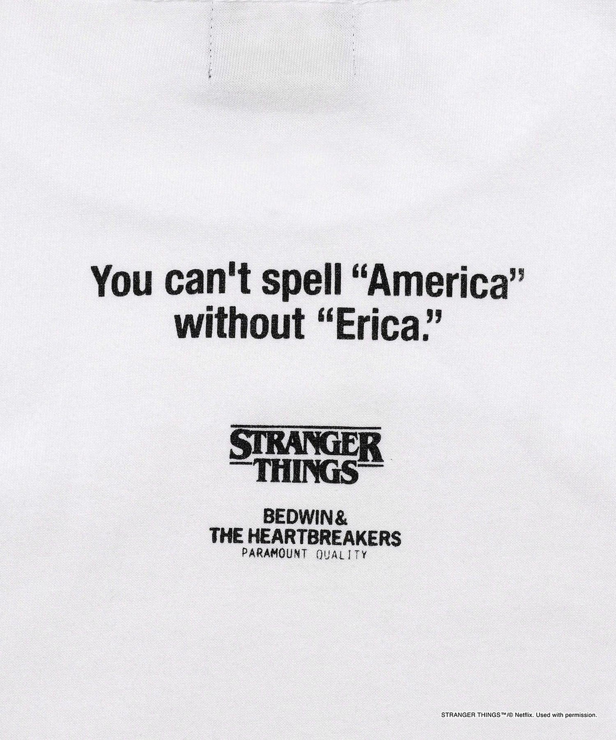 BEDWIN Stranger Things Tee ERICA – V.A. TOKYO ONLINE STORE