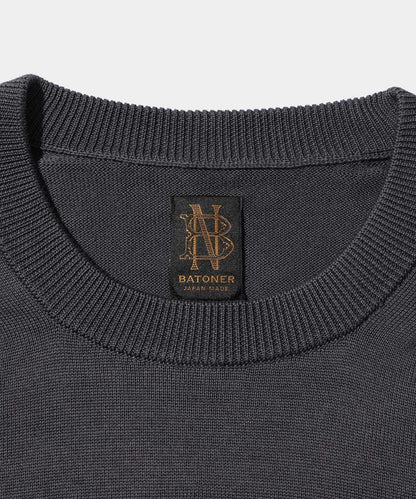 BATONER  Caribbean Seaisland Cotton Crew Neck- V.A. ONLINE STORE