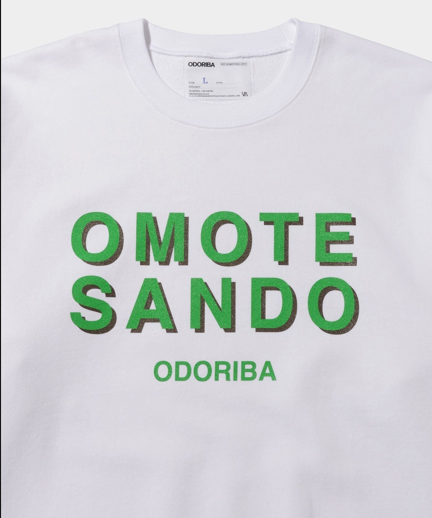ODORIBA x FRAGMENT OMOTESANDO C/N Sweat- V.A. ONLINE STORE