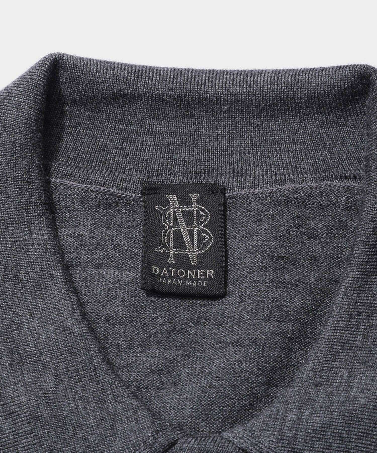BATONER Super High Gauge Merino Polo