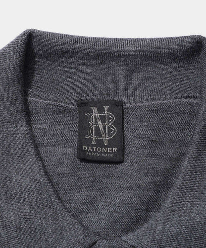 BATONER Super High Gauge Merino Polo