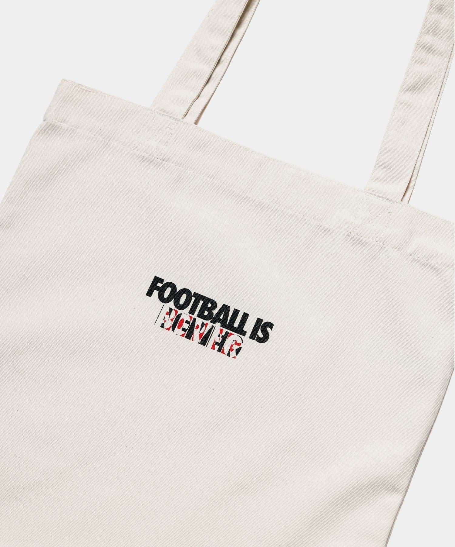 FOOTBALL IS NEVER BORING TOTE BAG- V.A. ONLINE STORE