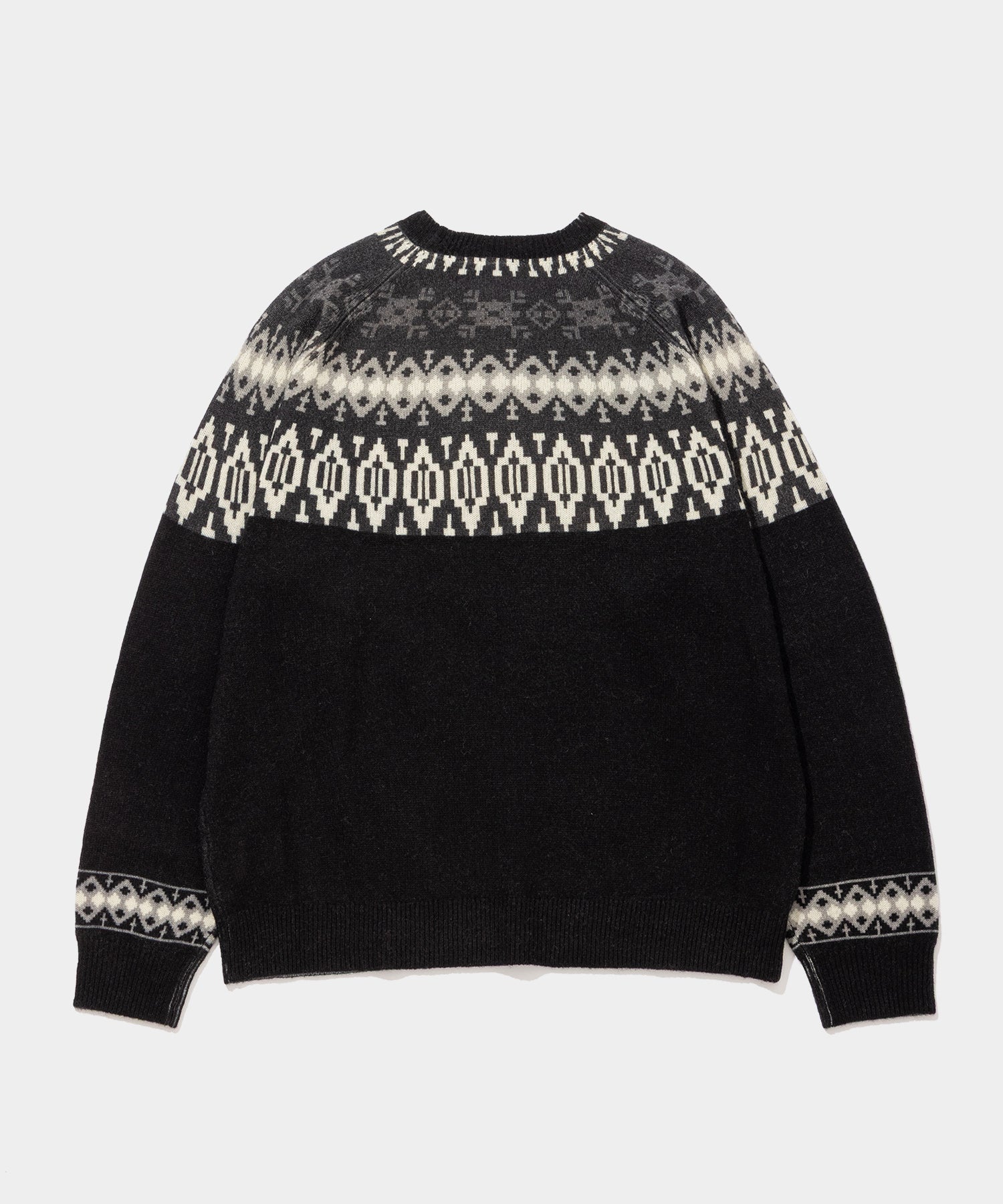 Print Ski Crew Sweater
