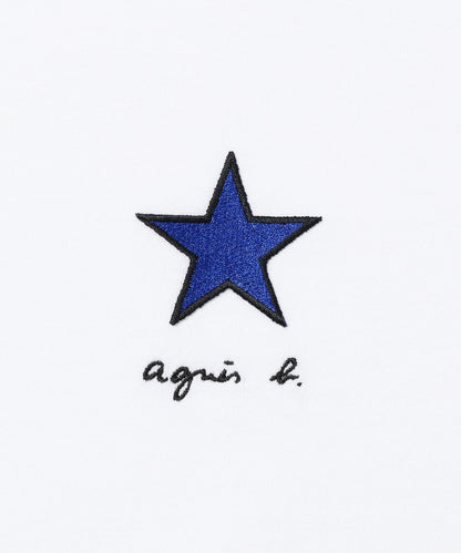 agnes b. TS LE MIXTE MACHES COURTES