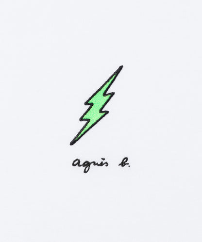 agnes b. TS LE MIXTE MACHES COURTES