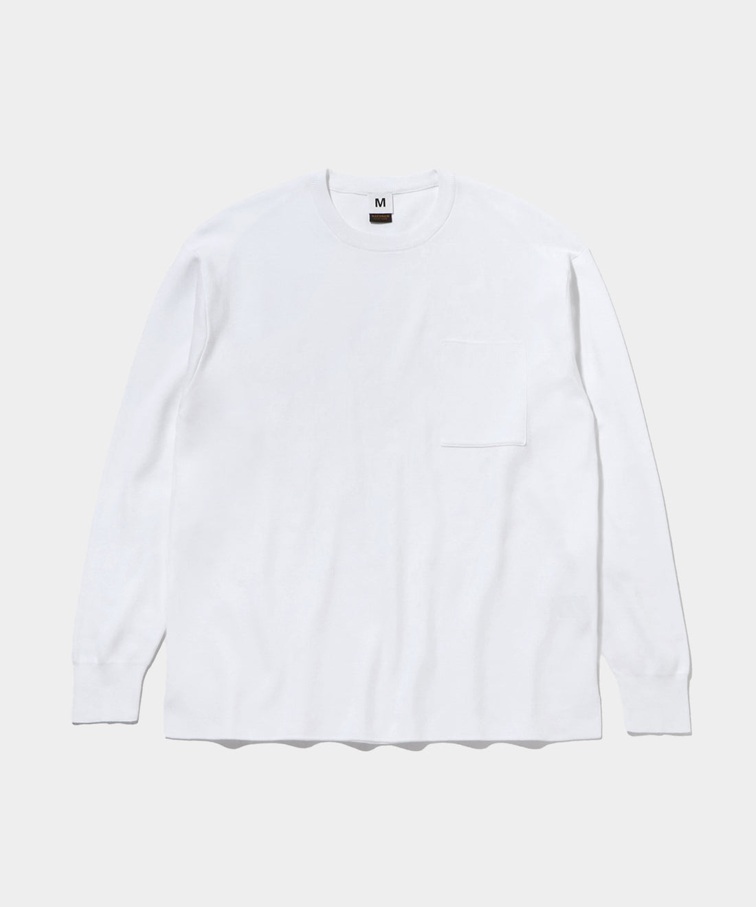 BATONER Cotton Knit Pocket L/S Tee