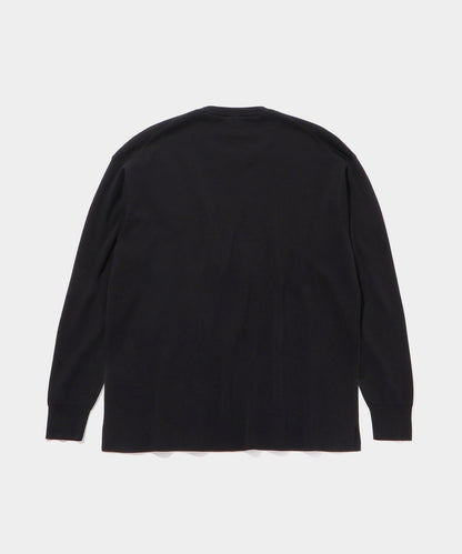 BATONER Cotton Knit Pocket L/S Tee