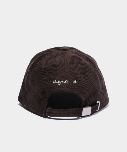 agnes b. CASQUETTE CORDUROY